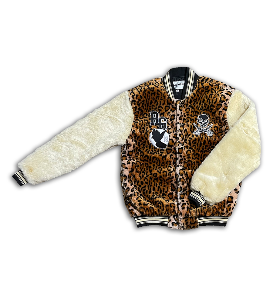 “Félin à Fourrure” Varsity Jacket